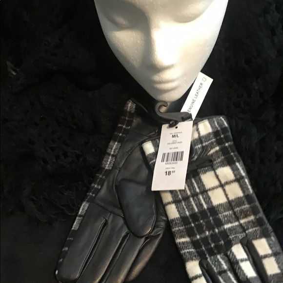 Brand new never worn black and white gloves - Picture 4 of 16